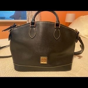 Black satchel purse